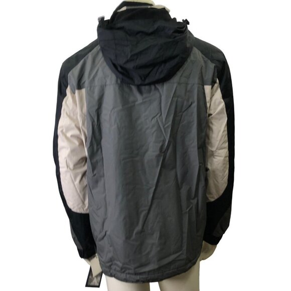 CHAPS MEN'S WATER RESISTANT FLEECE-LINED HOODED JACKET /COAT MD NWT - Picture 7 of 8